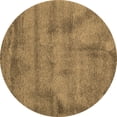 thumbnail image 1 of Ahgly Company Indoor Round Abstract Brown Contemporary Area Rugs, 8' Round, 1 of 4