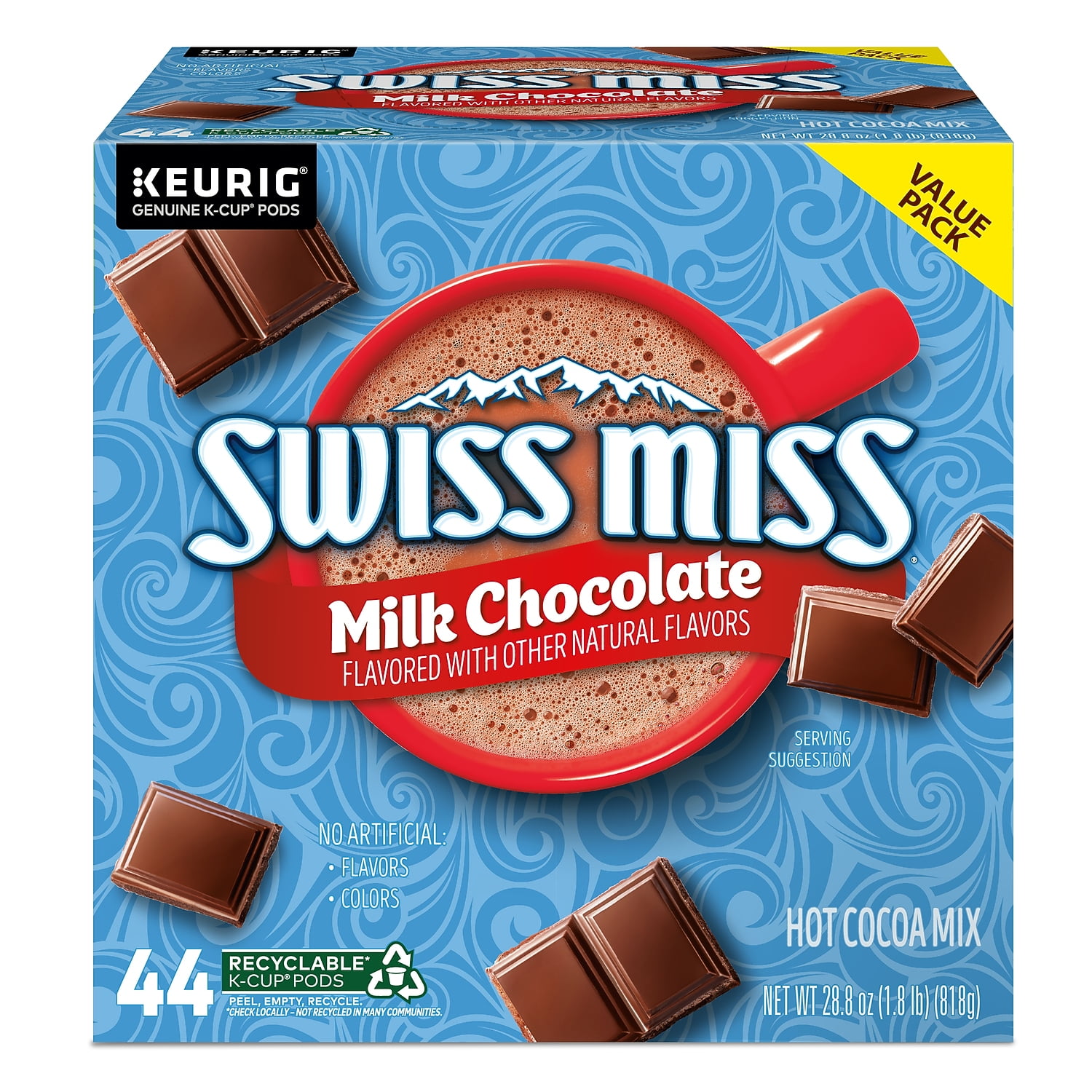 Keurig K-Cups Swiss Miss Milk Chocolate 16-pk. One Size