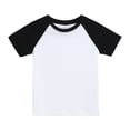 thumbnail image 6 of EnJoCho 1-14Y Baby Baseball Tee Raglan T Shirt Toddler Boys Girls Kids Blouse Short Long Sleeve Casual Crew Neck Sporty Sleeve Options Youth, 6 of 8