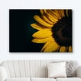 thumbnail image 2 of wall26 Canvas Print Wall Art Close Up Detail Autumn Raindrop Sunflower Nature Floral Photography Realism Botanical Wilderness Zen Rustic Colorful Decorative for Living Room, Bedroom, Office - 24&quot, 2 of 5