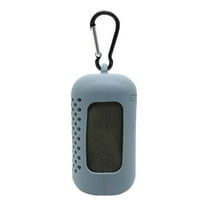 PATLOLLAV Cooling Towels with Silicone Case,Portable Mini Travel Towel Sports Workout Fitness Sweat Towels with Clip for Gym, Yoga, Cycling, Running, Hiking, Travel