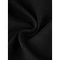 thumbnail image 5 of INSPIRE CHIC Women's Tweed Jacket Contrast Color Button Down Short Sleeve Work Office Blazer Black 2XL, 5 of 5
