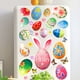 thumbnail image 5 of Pegatinas de pared con diseño de huevos de conejo de Pascua, para ventana de cristal, bonitas pegatinas anticolisión para puerta de cristal, para ventana y pared, 5 of 9