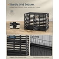 thumbnail image 3 of Jaula para perros SONGMICS HOME Heavy-Duty XL para perros grandes, color negro, 3 of 6