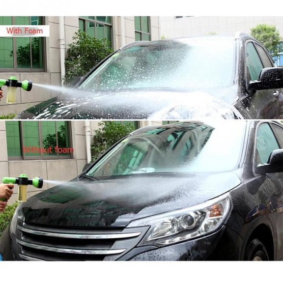 Pistola de agua con lanza de espuma portátil para automóvil, boquilla de alta presión, rociador para lavado de autos, herramienta de limpieza