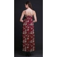 thumbnail image 4 of Bimba Bird Printed Adjustable Spaghetti Strap Long Maxi Dress Summer Beachwear-Small, 4 of 6