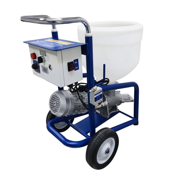 T3 Putty Cement Grouting Spraying Machine Multifunctional Mortar Spraying Plastering Machine 220V with 28L Hopper