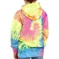 thumbnail image 2 of Langwyqu Autumn Spring Kids Tie Dye Print Caasual Hoodies Boys Girls Children Long Sleeved Hooded Tops, 2 of 5