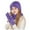 Purple, variant on SUXIAN Children's Winter Scarf Set Hat Scarf and Gloves Warm Beige One Size