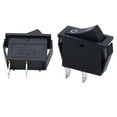 thumbnail image 4 of Allume On-Off Rocker Switch 2 Position SPST 16A for Treadmill 240Vac Car Dash Boat 12V Black, 4 of 5