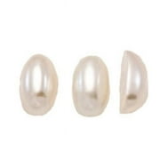 Designer Jewelry T4002 20 Wholesale 14mm X10mm Off White Pearl Cab