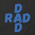 thumbnail image 2 of Rad Dad T-Shirt | Loving Father Black Tee Gift, 2 of 5