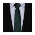 thumbnail image 5 of Corbata Delgada para hombre color verde militar, 5 of 5