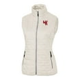 thumbnail image 2 of Women's Cutter & Buck Cream Western Kentucky Hilltoppers Vault Rainier PrimaLoft Eco Full-Zip Puffer Vest, 2 of 3