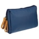 thumbnail image 1 of Bolsa de Maquillaje Pequeña Unique Bargains Bolsa de Cosméticos Portátil para Mujer Azul Oscuro Beige, 1 of 1