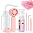 thumbnail image 1 of Kit de limpieza de pestañas Buqikma Lash Shampoo con ventilador para pestañas 60 ml, 1 of 9