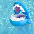 thumbnail image 3 of 80 x 68 x 60cm Baby Sunshade Inflatable Swim Float Boat Swimming Pool Ring Raft with Sunshade  for Baby Toddler Kids Infant Water Development Toys, 3 of 8