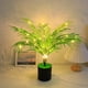 thumbnail image 1 of Luces LED de ramitas - Luz nocturna blanca cálida alimentada por USB • 30 LED • IP44 impermeable • Decoración artificial para plantas de 45-50cm, 1 of 6