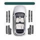 thumbnail image 3 of Pegatina protectora de acero inoxidable para puerta interior de coche, accesorios para automóvil, para Li Lixiang L7 2022 2023 2024, 3 of 5