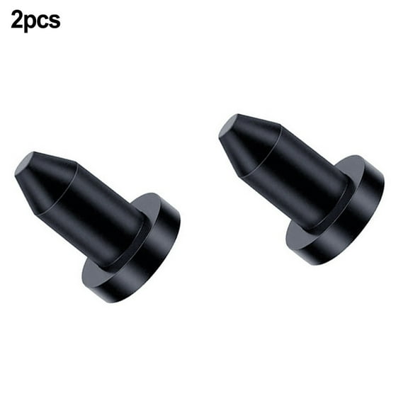 2-Pack Rubber Drain Plug Replacement for Kayak Canoe Fishing Boat - Black 31x22mm