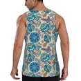 thumbnail image 3 of Haiem Vintage Floral Butterflies Men Workout Tank Top Gym Bodybuilding Sleeveless Muscle T Shirts Athletic Tank Breathable Workout Shirt-X-Large, 3 of 9