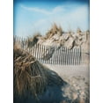 thumbnail image 2 of Foschino, Suzanne 19x24 Gold Ornate Wood Framed with Double Matting Museum Art Print Titled - Beach Grass and Fence A, 2 of 4