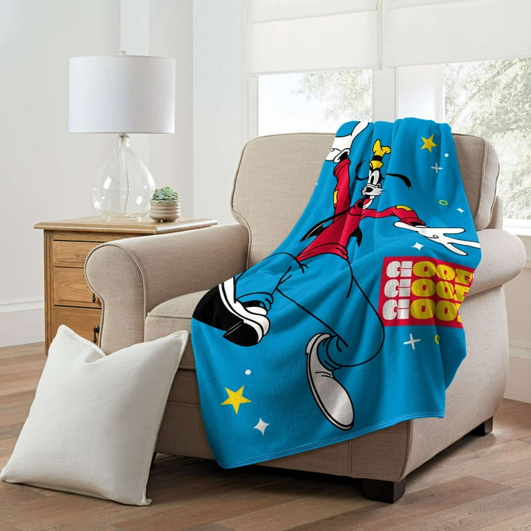 Mickey Mouse Goofy Guy Kids Micro Raschel Throw Blanket - Walmart.com
