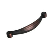 Utopia Alley 25pcs Whitton Pull Handle - Decorative Cabinet Drop Pull Handles- Vintage Cabinet Hardware with Hand Finished Oil Rubbed Bronze - Metal Drawer Pull Handle, 3.8" Center to Center