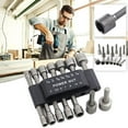 thumbnail image 1 of 14pcs Power Nuts Driver Drill Bit Tools Set Metric Socket Wrench Screw 1/4'' Driver Hex and SAE Socket Wrench Screws for Power Tools, 1 of 9
