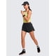 thumbnail image 3 of Shorts CRZ YOGA Running Cintura Alta con Corte en V Negro M, 3 of 5