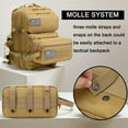 thumbnail image 2 of Tactical Toiletry Bag for Men – MOLLE Dopp Kit with Dry/Wet Separation, Large Capacity, Water-Resistant Travel Shaving Bag with U.S Patch & T-Mount MOLLE Clip (Black), 2 of 7