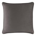 thumbnail image 4 of Coordinating Pillow - 20x20 - Charcoal Velvet, 4 of 4