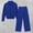 Blue, variant on LEKODE Sweat Pants and Hoodie Set Women Matching Sweat Set Two Piece Tracksuit for Women Lounge Sets for Women Pant Color Sport Suit Solid and Sweatshirt Hooded Suits Sets for Women Beige L