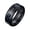 Black-1111, variant on Angel Number Rings for Men Carbon Fiber Lucky 11 11 Blue Line Stainless Steel 8MM Band Personalized Black Silver Spiritual Manifestation Jewelry Silver Size 11