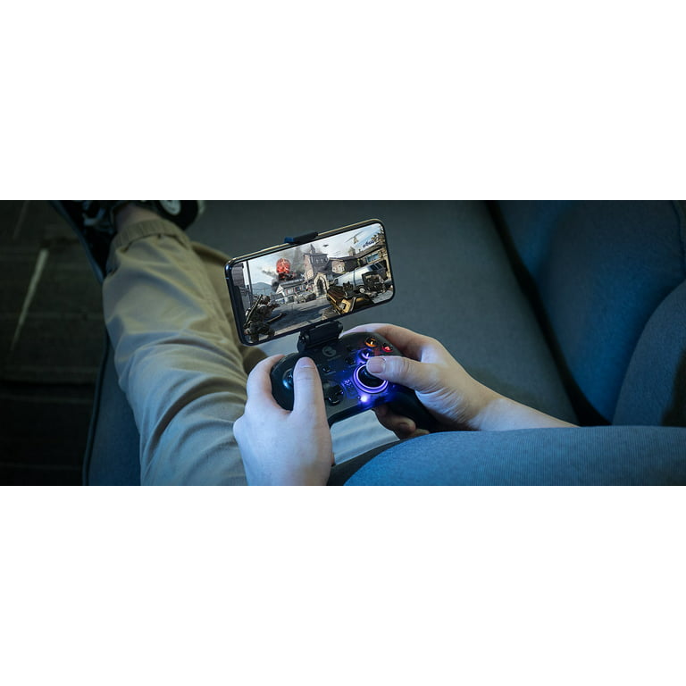 Controlador de jogos sem fio GameSir T4 Pro para Windows 7 8 10 PC/iPhone/Android/Switch,  joystick de gamepad de celular Dual Shock USB Bluetooth para jogos Apple  Arcade MFi, luz de fundo LED