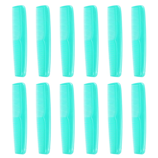 12 Peines para Peinar el Cabello Vogacara Herramientas de Barbería Cuidado del Cabello Verde