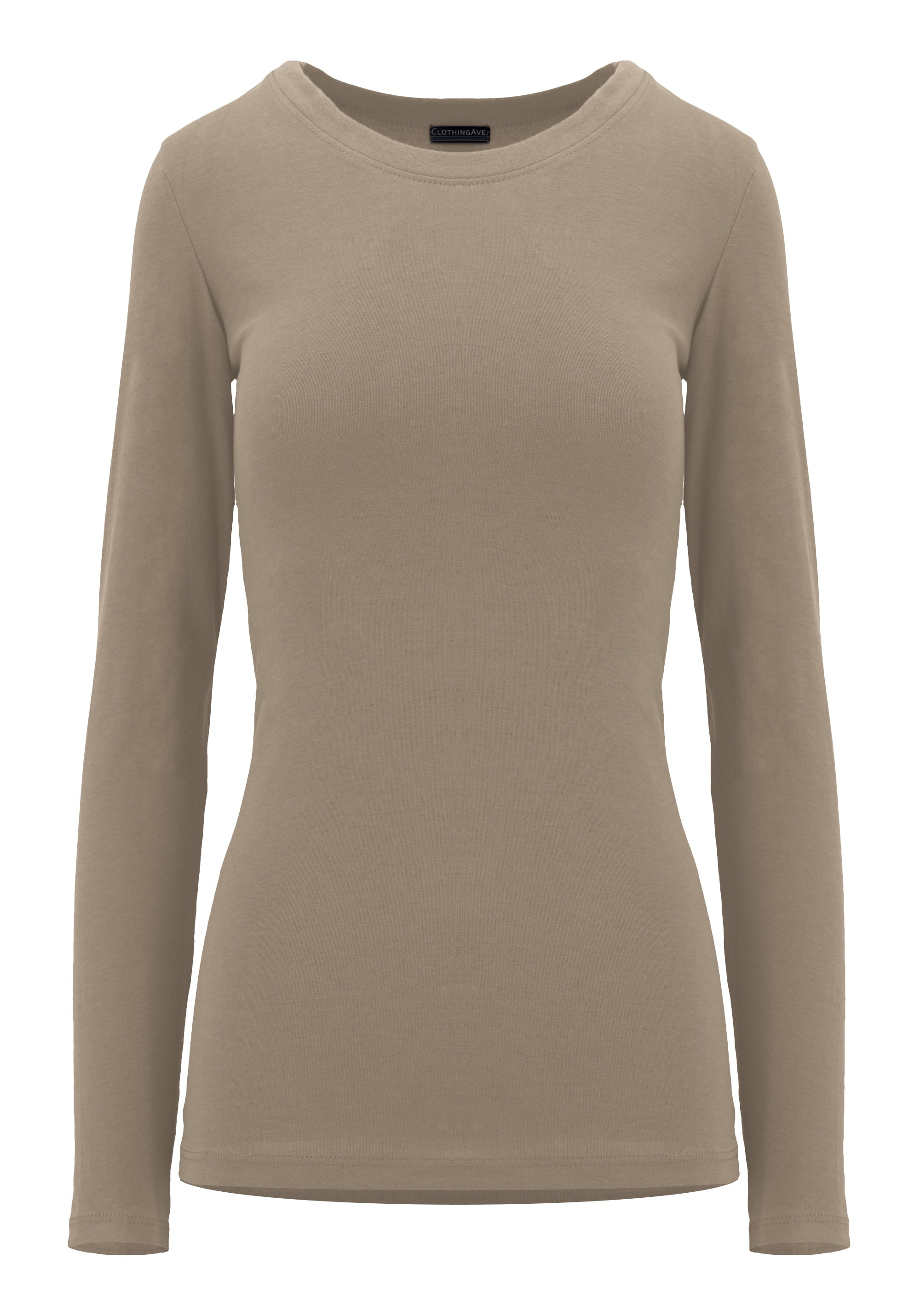 ClothingAve ClothingAve. Women's Comfy Long Sleeve Round Neck