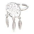 thumbnail image 1 of Dsscvnef Bagues de Mode Ajustables Dreamcatcher pour Femmes Design Boho Ouvert Empilables Accessoires de Bijoux, 1 of 8