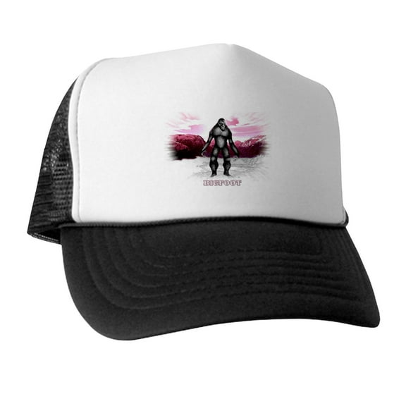 CafePress - Bigfoot - Trucker Hat - Polyester Foam Front and Nylon Mesh Weave Back
