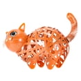 thumbnail image 2 of Escultura de gato trenzado de Tomfeel Adorno de hierro moderno Estatuilla trenzada creativamente Art Tomfeel Amarillo, 2 of 7