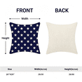 Pillo Only AUQ 4Th July Pillow Covers 20X20 Inch Set 2 Patriotic Red Stripe Navy ...