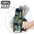 thumbnail image 6 of 40oz Tropical Pineapple Pattern Stainless Steel Flip Straw Tumbler Spill Proof Travel Cup Double Wall Vacuum Insulated Coffee Mug with Top Handle, 6 of 6