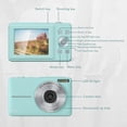 thumbnail image 3 of BIMZUC Digital Camera 44MP 1080P FHD 16X Zoom 2.4 Inch Color Screen Compact Small Camera for Kids Teens Beginners Green (10 inches / 25.4 cm), 3 of 9