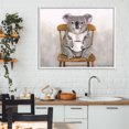 thumbnail image 3 of Stupell Industries Farmhouse Koala with Coffee Mug White Framed Giclee Art, 30 x 24, by George Dyachenko, 3 of 8