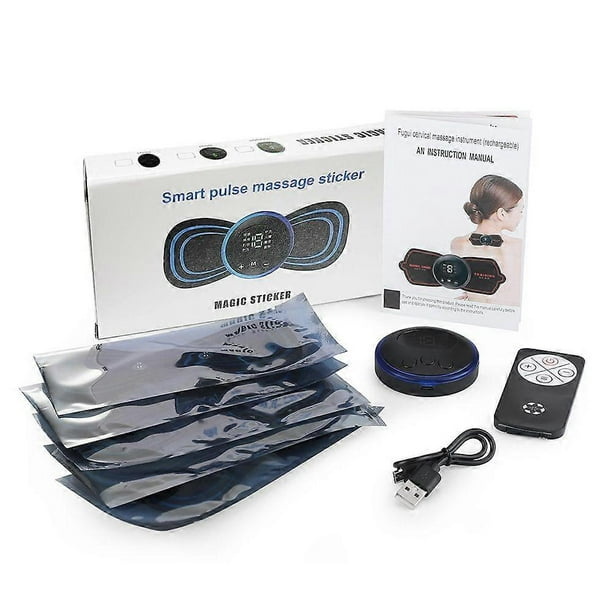 Mini Meridian Massager Intelligent Shoulder and Neck Massager EMS Pulse Cervical Massage Patch