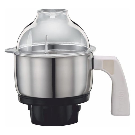 YfulYde 504 -504 Stainless Steel Genie Jar, 0.5-Liter, Silver