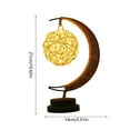 thumbnail image 3 of Decorative Night Light For Bedroom And Living Room Glass Moon Star LED Lamp Battery Powered Handmade Craft Idea Nightlight Cover Plate Color Changing Night Light Star Projector Night Light Induction, 3 of 3