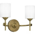 thumbnail image 3 of 2 Light Bathroom Light Fixture in Transitional Style-10 inches Tall and 15 inches Wide-Weathered Brass Finish Bailey Street Home 71-Bel-4352178, 3 of 5