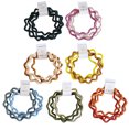 thumbnail image 3 of Corde à Cheveux Ondulée Mode 4 Pcs Couleur Unie Attaches de Cheveux Tout-Aller Bandeau pour Femmes, 3 of 10