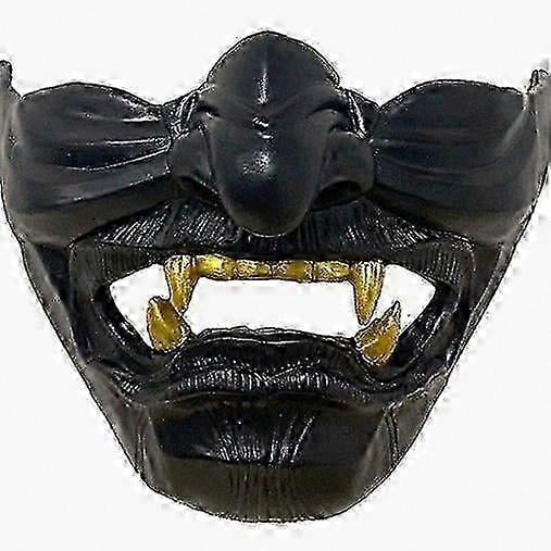 Tsushima Ghost Mask Cosplay Half Face Mask for Halloween Party
